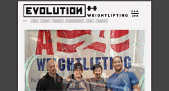 Desktop Screenshot of evolutionweightlifting.com